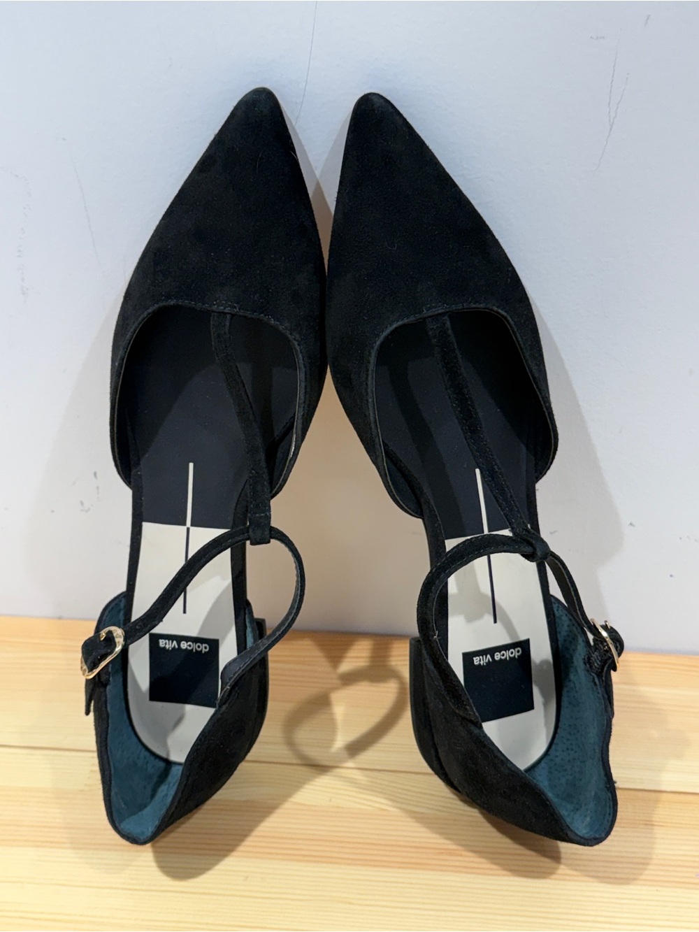 Dolce Vita Peaty T-Strap Pointed Toe Flats - Size 7 - NWOB - Picture 11 of 16
